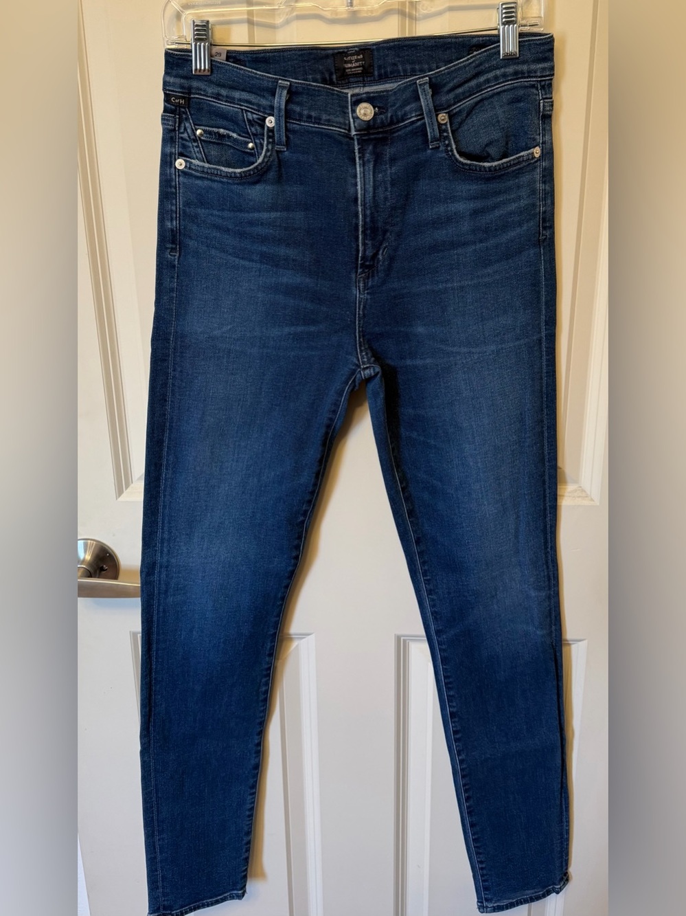 Citizens of Humanity Rocket High Rise Stretch Skinny Jeans in Classic Blue, 29